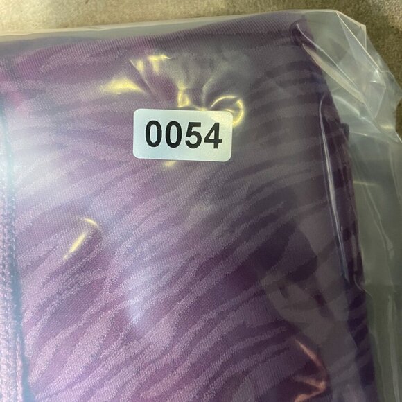 Zella Womens Leggings Sz M Purple Zebra Pockets Stretch Casual Athletic Pants - Picture 10 of 10